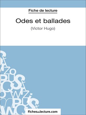 cover image of Odes et ballades